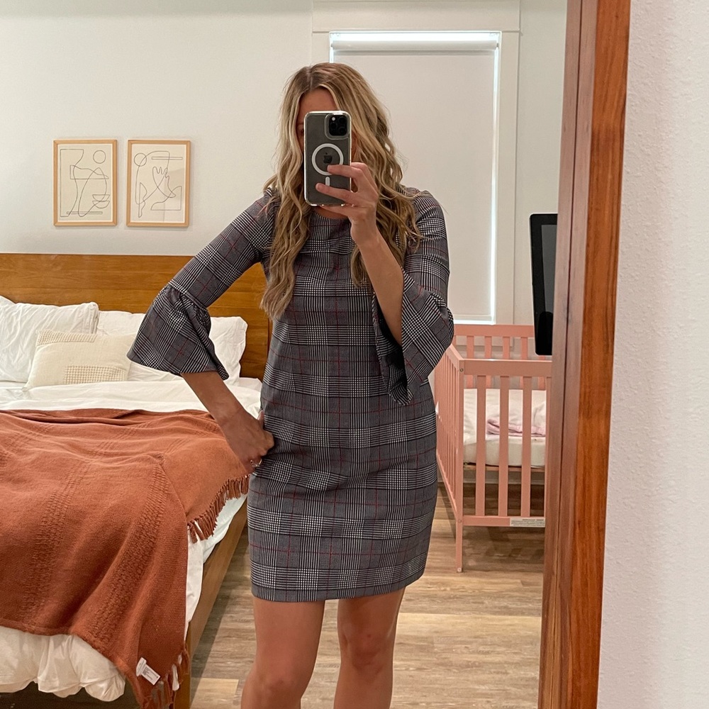 Calvin Klein Plaid Dress